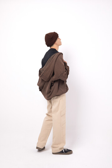 Cargo Pocket Stitching Detail Trousers AR