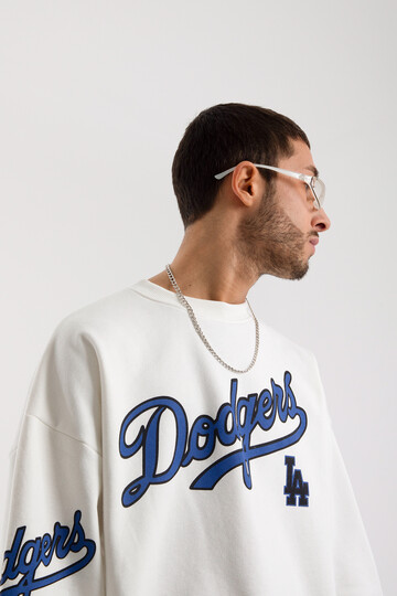 Dodgers Printed Oversized Sweatshirt