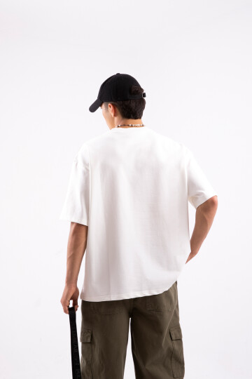 FLAW Atelier Basic Siyah Oversize Tişört AR