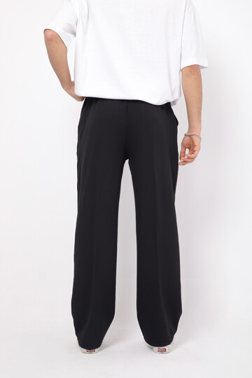 Flaw Atelier Hidden Waist Lace-up Fabric Trousers