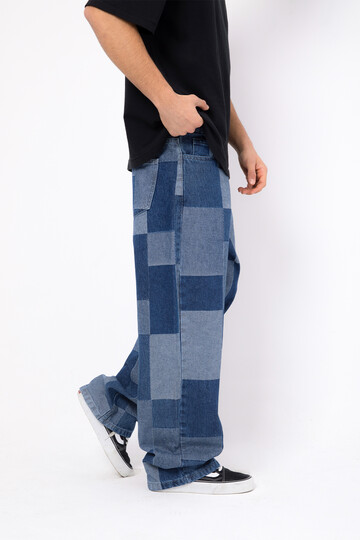 Flaw Atelier Square Patch Baggy Jean