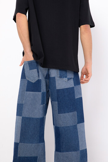 Flaw Atelier Square Patch Baggy Jean AR