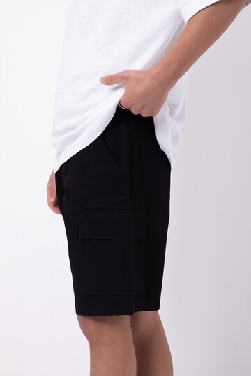 Cargo Pocket Linen Shorts
