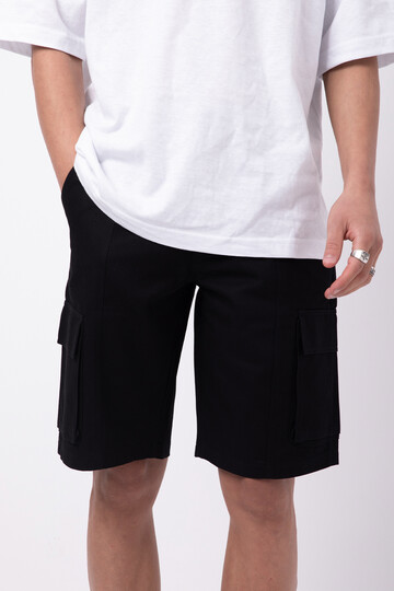 Cargo Pocket Linen Shorts AR