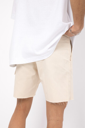 Smile Printed Linen Shorts